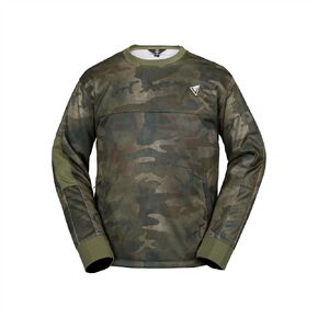 Volcom Men's Standard Hydro Crew Snowboard Ski Fleece, ICE S4, Large