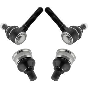 4Pc Front Outer Tie Rod End + Lower Ball Joints Fit For Mercedes-Benz 260E 1987-1989, 300CE 300TE 1988-1993, 300D 1987-1993, 300E 1986-1993, 300TD 1987, E300 1995, E320 1994-1995 ES3143 K9623