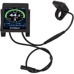 Bike Display Meter Electric LCD, Waterproof Mountain Bike Color Meter 860C Tempered Glass Replacement Part