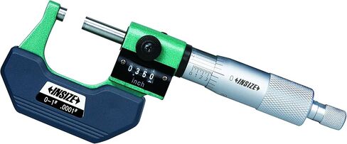 INSIZE 3400-2 Outside Micrometer with Counter, 1" -2", Counter Resolution .001", Thimble Graduation .0001" in Saudi Arabia