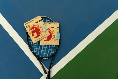 GAMMA Sapphire Tennis String, Earth-Friendly Tennis Racket Strings with AMP Copolyester Technology for Effortless Spin and Precision, 16 and 17 Gauge, Reel, Set in Kuwait