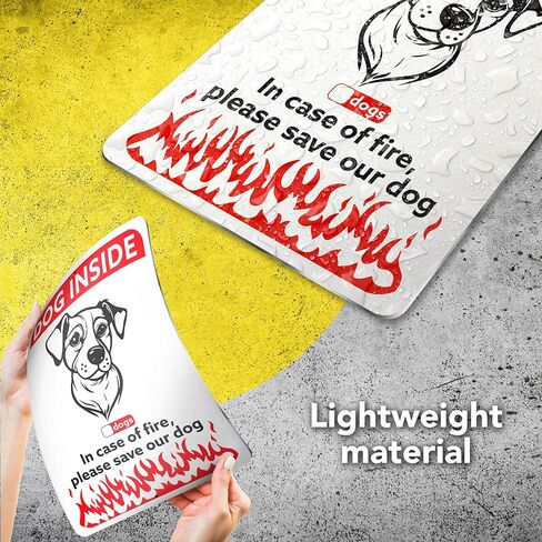 قطعتان من القط بالداخل - في حالة نشوب حريق، يرجى حفظ لافتات القطط الخاصة بنا - لافتات تنبيه من الألومنيوم مقاس 10x7 - علامات حريق للحيوانات الأليفة - علامات أمان لإنقاذ الحيوانات الأليفة من Cat in Kuwait