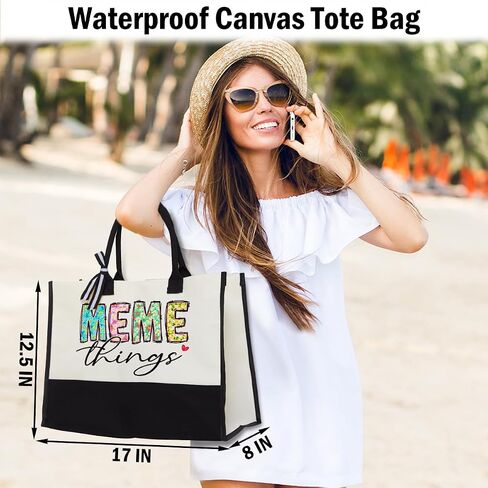 Grandma Christmas Birthday Gifts Mother Gifts Tote Bag for Women Grandmother Classic Canvas Shopping Grocery Bag in Kuwait