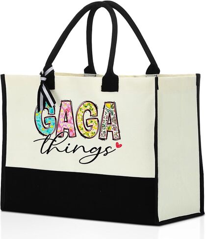 Grandma Christmas Birthday Gifts Mother Gifts Tote Bag for Women Grandmother Classic Canvas Shopping Grocery Bag in Kuwait