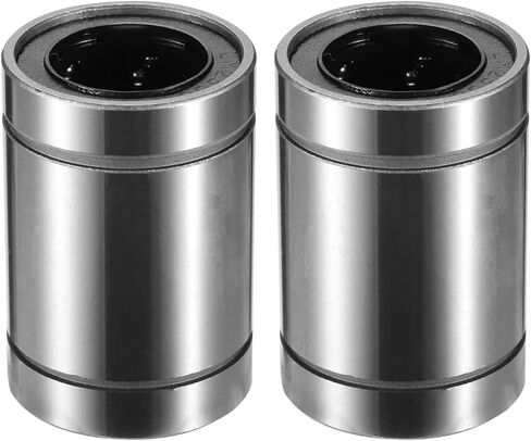 ACROPIX LM25UU 25mm IDx40mm ODx59mm Length Linear Ball Bearings Silver Tone - Pack of 2 in Saudi Arabia