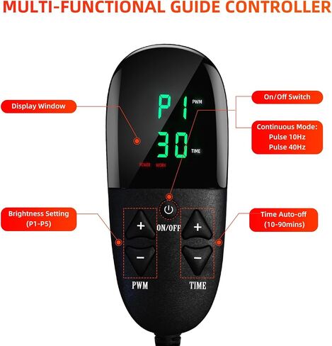 Red Light Therapy for Body, 31" * 11" Infrared Light Therapy Large Wearable Pad, 3 in 1 Led Beads, 360LEDs 660nm & 850nm Therapy Device Mat for Relax Muscle Pain Relief Reduce Inflammation in Saudi Arabia