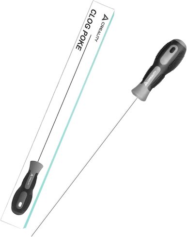 Creality Clog Poke، مجموعة تنظيف فوهة الطابعة ثلاثية الأبعاد، Φ1.5mm L210mm أداة طباعة ثلاثية الأبعاد لإبرة ثقب الحلق الطويلة لفوهات 1.75 مم، تنظيف Hotend بدون تفكيك in Saudi Arabia