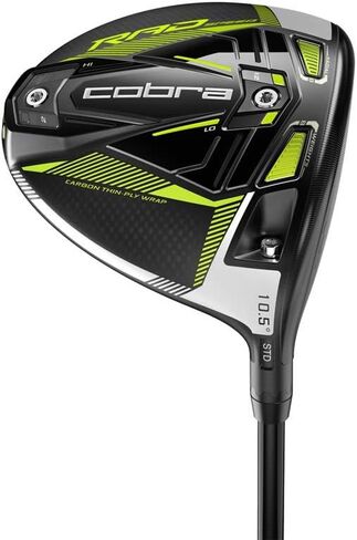 Cobra Golf 2021 Men's Radspeed Driver Matte Black-Turbo Yellow in Saudi Arabia