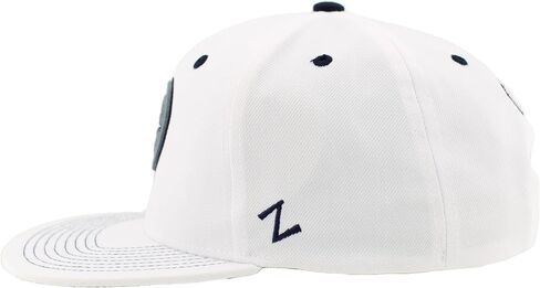 ZHATS NBA Officially Licensed Adjustable Snapback Hat Flat Bill Z11 Pop White in Saudi Arabia