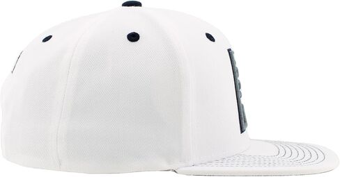 ZHATS NBA Officially Licensed Adjustable Snapback Hat Flat Bill Z11 Pop White in Saudi Arabia