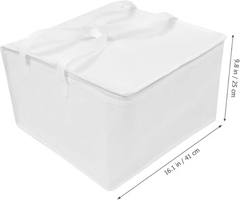 Hemoton Insulated Shopping Tote Insulated Food Bag Food Storage Bag Hot and Cold Thermal Insulated Food Carrier Large Capacity Warming Bag for Travel Picnic Hiking Outdoor Cake Packing Bag in Kuwait