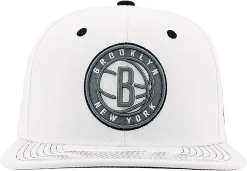 ZHATS NBA Officially Licensed Adjustable Snapback Hat Flat Bill Z11 Pop White in Saudi Arabia