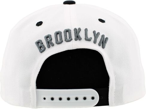 ZHATS NBA Officially Licensed Adjustable Snapback Hat Flat Bill Z11 Pop White in Saudi Arabia