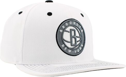 ZHATS NBA Officially Licensed Adjustable Snapback Hat Flat Bill Z11 Pop White in Saudi Arabia