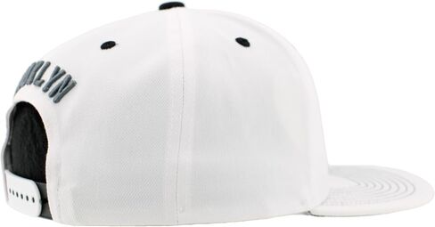 ZHATS NBA Officially Licensed Adjustable Snapback Hat Flat Bill Z11 Pop White in Saudi Arabia
