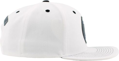 ZHATS NBA Officially Licensed Adjustable Snapback Hat Flat Bill Z11 Pop White in Saudi Arabia