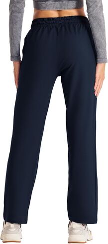Yoga Pants Women Wide Leg with Pockets Stretch Lounging Casual Sweatpants 28.5" in Saudi Arabia