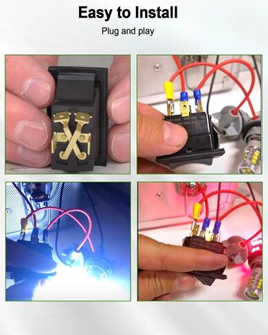 4 Pin Rocker Switch Replace HY60D, RET-EXT Push Button Switch 125VAC 20A, (ON)-Off-(ON) Pushbutton Switch in Saudi Arabia