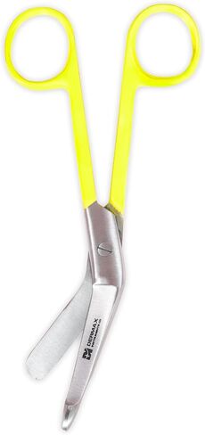 Dermax Lister Bandage Sissor Stainless Steel | Medical Shears | Nursing Scissor 5.5" Perfect For First Aid, Doctors, Nurses, Students and More. (Orange) in Saudi Arabia