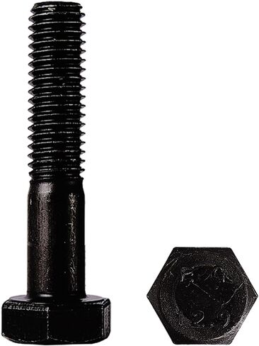 M8x 50mm Hex Head Screws Bolts, M8x1.25 Bolt,12.9 Grade Alloy Steel, Hexagon Head Bolts, Black Oxide Finish, Half Thread,Quantity 10 in Saudi Arabia