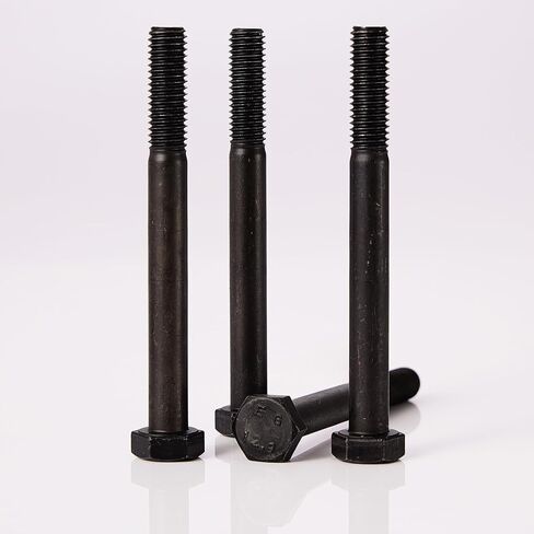 M8x 50mm Hex Head Screws Bolts, M8x1.25 Bolt,12.9 Grade Alloy Steel, Hexagon Head Bolts, Black Oxide Finish, Half Thread,Quantity 10 in Saudi Arabia