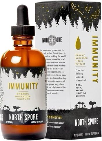 North Spore 4 oz. Organic Immunity Mushroom Tincture in Saudi Arabia