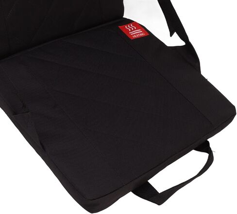 Asixxsix Portable Folding Heated Seat Cushion, USB Powered Adjustable Pad Heated Memory Foam Backrest Cushion for Winter, Outdoor, Stadium Hunting in Saudi Arabia