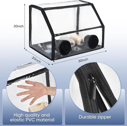 ZZM Still Air Box Mycology Mushroom Grow Kit, Sturdy Laminar Flow Hood for Mycology Supplies/Mushroom Grow Bags/Home Scientists/Mushroom Growers in Kuwait