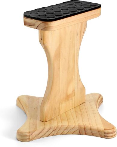 Cheer Balance Trainer 12.4 x 13.4 Inch Cheer Flyer Stand Wooden Cheerleading Balance Trainer Essentials Rotating Cheer Equipment for Adult Promote Flexibility Core Strength Coordination in Saudi Arabia