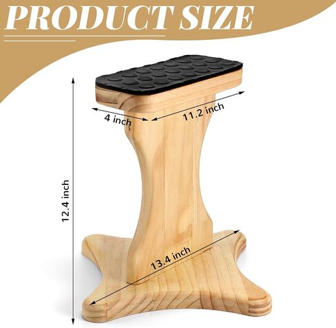 Cheer Balance Trainer 12.4 x 13.4 Inch Cheer Flyer Stand Wooden Cheerleading Balance Trainer Essentials Rotating Cheer Equipment for Adult Promote Flexibility Core Strength Coordination in Saudi Arabia