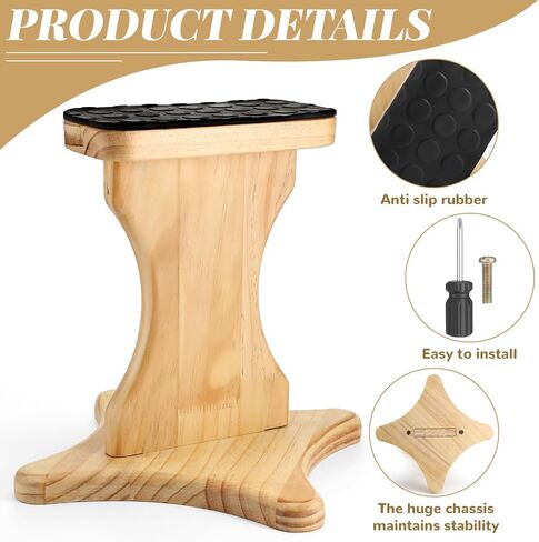 Cheer Balance Trainer 12.4 x 13.4 Inch Cheer Flyer Stand Wooden Cheerleading Balance Trainer Essentials Rotating Cheer Equipment for Adult Promote Flexibility Core Strength Coordination in Saudi Arabia