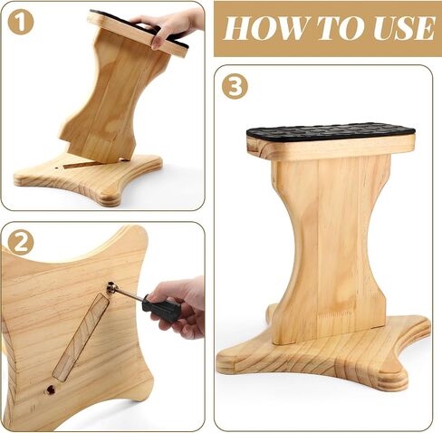 Cheer Balance Trainer 12.4 x 13.4 Inch Cheer Flyer Stand Wooden Cheerleading Balance Trainer Essentials Rotating Cheer Equipment for Adult Promote Flexibility Core Strength Coordination in Saudi Arabia