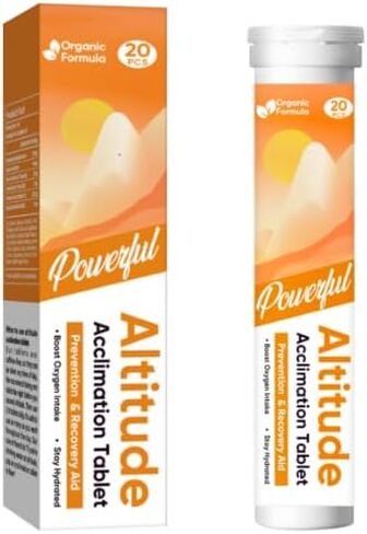 Altitude Sickness Prevention Tablets, Effective Altitude Formula Fights Ṧymptoms, Rapid High Altitude Ṧickness Treatment for Acclimation to Ski, Hike and Mountain in Saudi Arabia