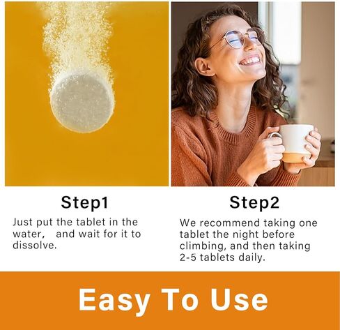 Altitude Sickness Prevention Tablets, Effective Altitude Formula Fights Ṧymptoms, Rapid High Altitude Ṧickness Treatment for Acclimation to Ski, Hike and Mountain in Saudi Arabia