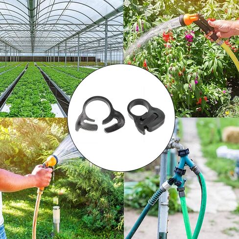 30PCS 1/2 Inch Plastic Hose Clamps, Heavy Duty Double Snap Grip Nylon Hose Clamps (12.3-14mm) in Saudi Arabia