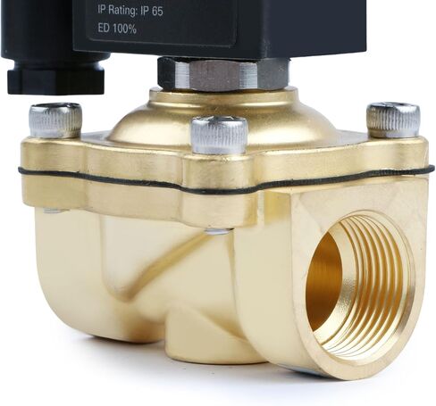 U.S. Solid 3/4" Stainless Steel Solenoid Valve - 110V AC, Normally Closed, 10 Bar Electric Valve for Water, Air, Diesel in Saudi Arabia