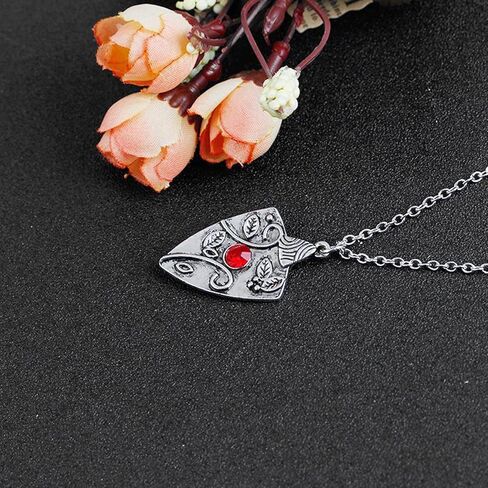 4 قطع مجوهرات مصاص الدماء للمشي النهاري كاثرين الياقوت فيرفين المنجد بوني قلادة ضوء النهار المشي سيجنيت ديمون الدائري التأثيري للمعجبين in Kuwait