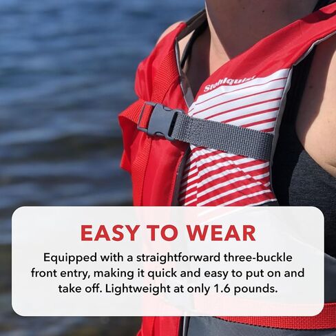 Stohlquist Universal Fit Adult Life Jacket PFD (2 and 4 Pack) Coast Guard Approved for Men and Women 90+ lbs, Lightweight Neoprene and Adjustable, Ideal for Boating, Kayaking & Water Sports in Saudi Arabia