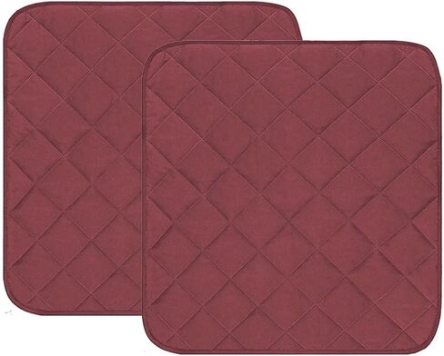 وسادات داخلية قابلة للغسل، وسادة كرسي مقاومة للماء، عبوتان من 4 طبقات ماصة وقابلة لإعادة الاستخدام (22 × 29 بوصة)، وسادة كرسي لسلس البول قابلة للغسل، للبالغين والأطفال وسادة داخلية قابلة لإعادة الاستخدام in Kuwait