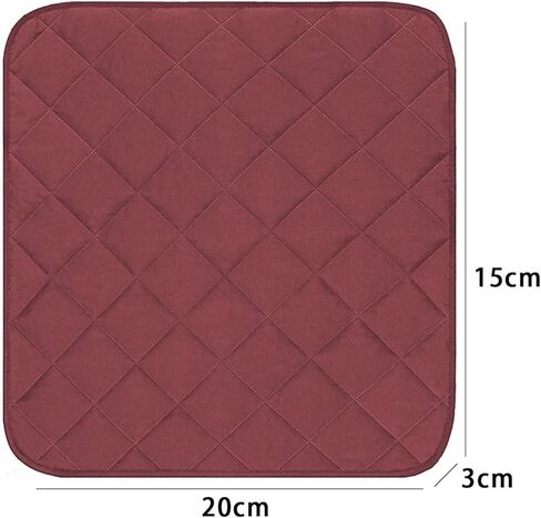 وسادات داخلية قابلة للغسل، وسادة كرسي مقاومة للماء، عبوتان من 4 طبقات ماصة وقابلة لإعادة الاستخدام (22 × 29 بوصة)، وسادة كرسي لسلس البول قابلة للغسل، للبالغين والأطفال وسادة داخلية قابلة لإعادة الاستخدام in Kuwait