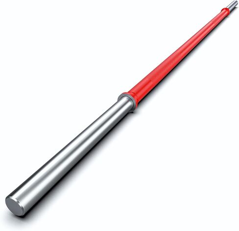 5FT/6FT Olympic Barbell 350LBS Capacity for Strength and Weightlifting Training, for 1 Inch Plates Olympic Bar Barbell for Squat, Curl, Deadlift, Bench Press, Overhead Press, Hip Thrust in Kuwait