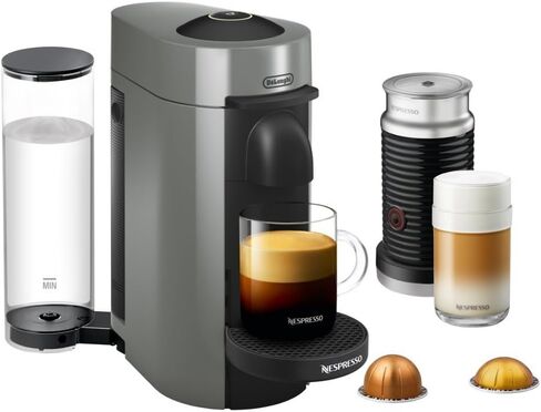 Nespresso Vertuo Plus Coffee and Espresso Machine by De'Longhi,8 oz, Ink Black in Kuwait