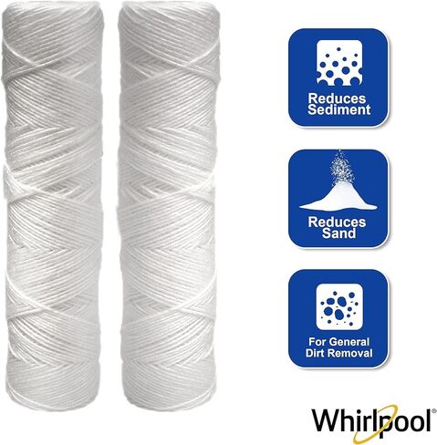 فلتر بديل لترشيح المنزل بالكامل ذو سعة قياسية WHIRLPOOL (عبوتان) WHKF-GD05 (قد تختلف العبوة) in Kuwait