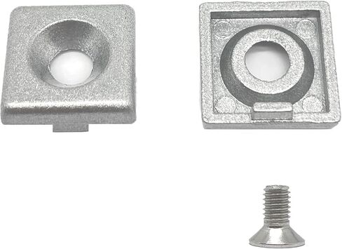 4 قطع M8 Hole 4040 سلسلة أوروبية قياسية على شكل حرف T مع براغي تثبيت M8، غطاء معدني من سبائك الألومنيوم للأغراض الصناعية، رف خزان الأسماك، فضي in Kuwait