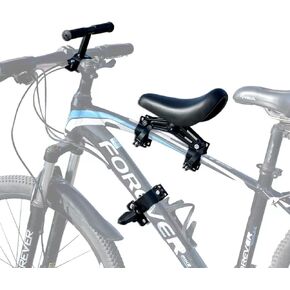 NELOMO Front Mounted Bicycle Seats for Children Kids Handlebars Foot Pedals Set Mountain Bike Child Seat Kids Bike Seat Suitable for MTB and City Bicycles