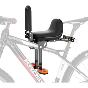 XIEEIX Child Bike Seat, Kids Bike Seat with Guardrail, High Seat Cushion Backrest Mountain Bike Child Bike Seat, Bicycle Child Safety Seat for Children from 1 to 5 Years Old