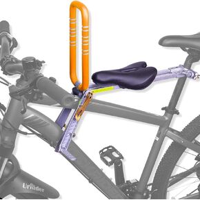 UrRider Child Bike Seat, Front Mount Kids Bike Seat,Fit Mountain Bikes, Cruiser Bikes, Folding Bikes, Ultra Light,Portable, Tool-Free, Quick-Release,Toddler Bike Seat for 2-6 Years(up to 60lbs)