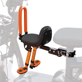 Thicken Front Child Bike Seat,Foldable Front Mounted Kids Bike Seat for City Bicycles Hybrid Cruiser Bicycles Pedal Scooter Motorcycle Bicycles