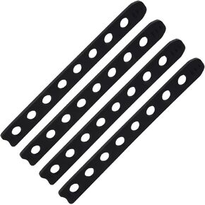 IMPRESA 4 Pack Replacement Rubber Strap for Bike Rack Cradle Compatible with Thule 534 - Bike Rack Strap Replacement - Bicycle Accessories - Bike Wheel Strap - Bike Holder