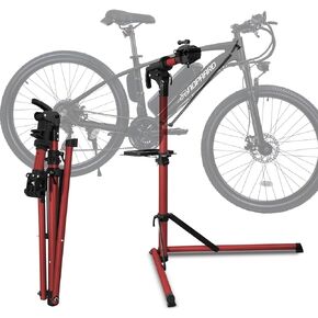 Heavy Duty Electric Bike Repair Stand Max 110 lbs, Portable Aluminum Bicycle Stand Manintenance Workstand,Suitable for Any BIke, Heavy E-Bike, Mountain Bike and Road Bike etc